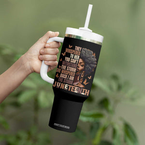 I'm The Storm Black Women Tumbler With Handle Juneteenth Black History Melanin TS10 Print Your Wear