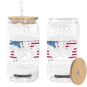Im a Dad Grandpa and Veteran Glass Can Fearless Patriotic Military Family TS02 Black Print Your Wear