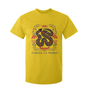 Immigrant Rights T Shirt For Kid Chinga La Migra TS10 Daisy Print Your Wear