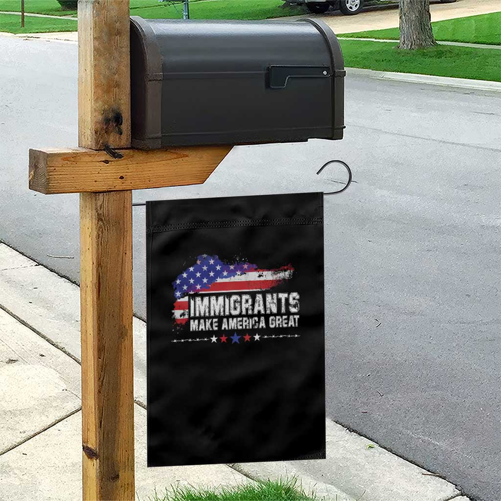 Immigrants Make America Great Garden Flag American Flag Pro Immigration TS10 Print Your Wear