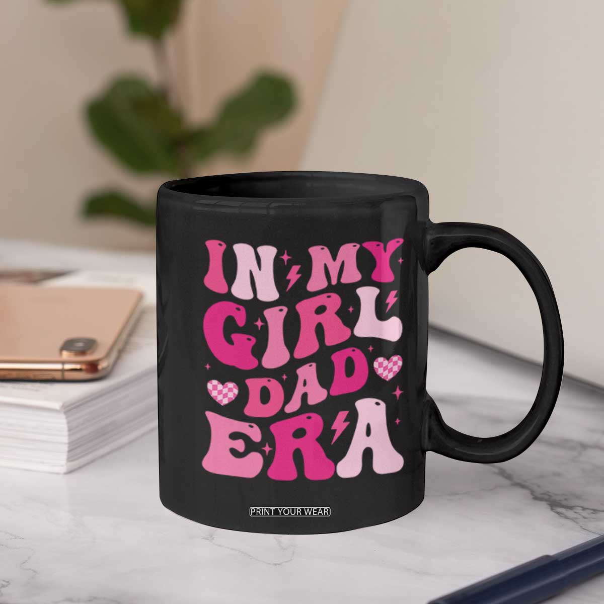 In My Dad Girl Era Coffee Mug Funny Fathers Day Gift 2025 TS10 Print Your Wear