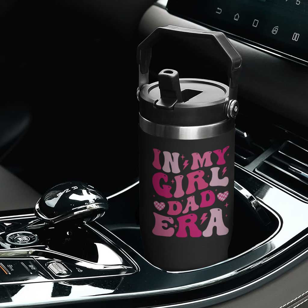 In My Dad Girl Era Flip Straw Tumbler Funny Fathers Day Gift 2025 TS10 Print Your Wear