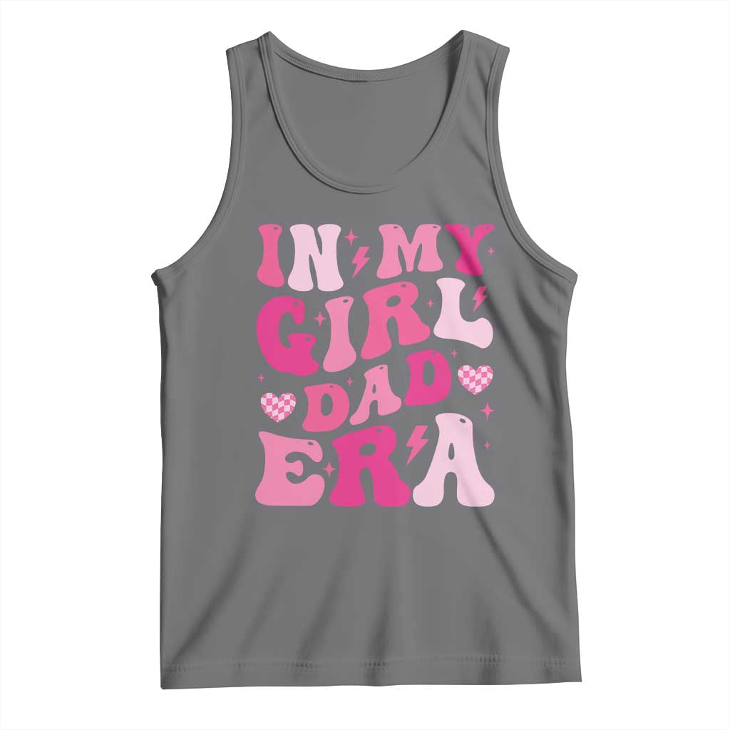 In My Dad Girl Era Tank Top Funny Fathers Day Gift 2025 TS10 Black Heather Print Your Wear