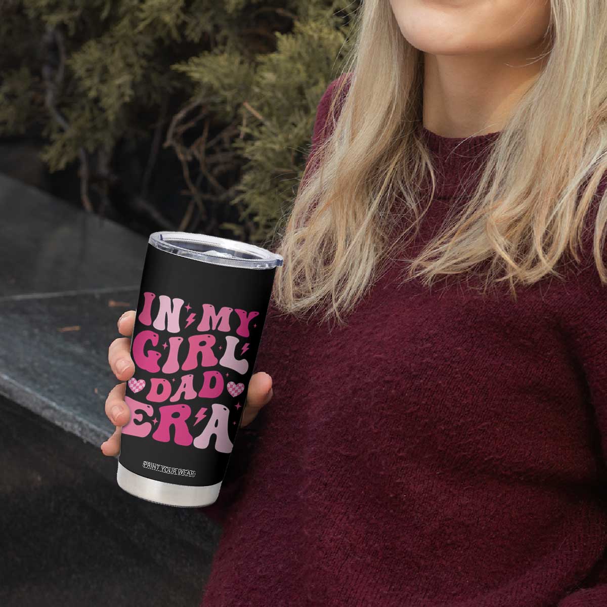 In My Dad Girl Era Tumbler Cup Funny Fathers Day Gift 2025 TS10 Print Your Wear