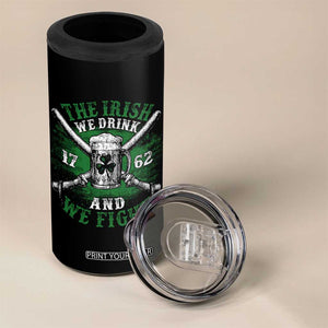 Irish Soldiers 1762 4 in 1 Can Cooler Tumbler The Irish We Drink And We Fight Shamrock Beer Parade TS11 Print Your Wear