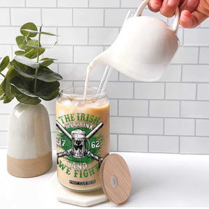 Irish Soldiers 1762 Glass Can The Irish We Drink And We Fight Shamrock Beer Parade TS11 Print Your Wear
