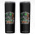 Irish Soldiers 1762 Skinny Tumbler The Irish We Drink And We Fight Shamrock Skull Beer TS11 Black Print Your Wear
