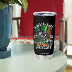 Irish Soldiers 1762 Tumbler Cup The Irish We Drink And We Fight Shamrock Skull Beer TS11 Print Your Wear