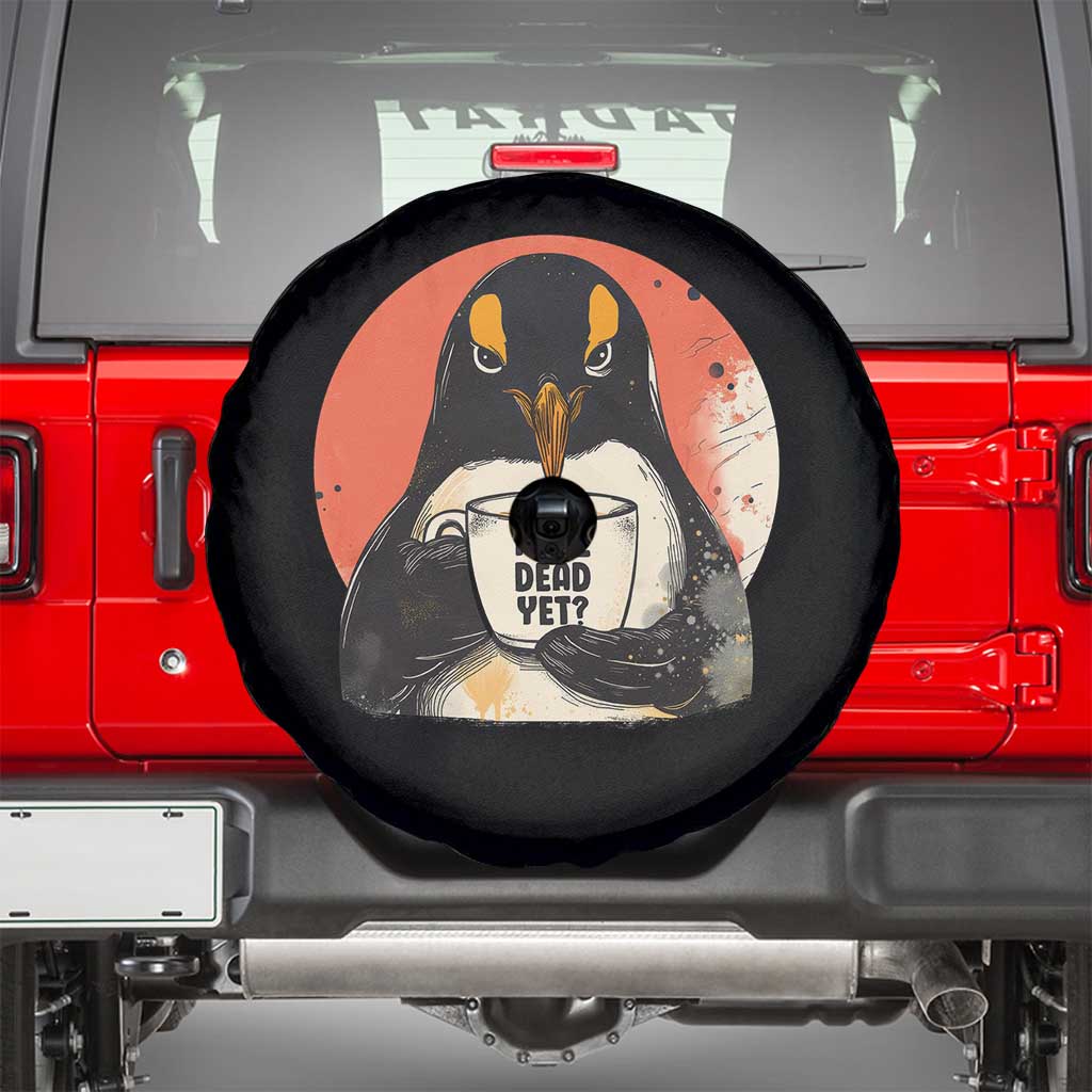 Is He Dead Yet Spare Tire Cover Penguins Resist and Persist TS10 Black Print Your Wear