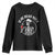 Is He Dead Yet Subtle FDT Youth Sweatshirt Funny Skeleton Drinking Coffee TS02 Black Print Your Wear