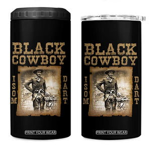 Isom Dart 4 in 1 Can Cooler Tumbler Black Cowboy Western Legend Vintage TS02 One Size: 16 oz Black Print Your Wear