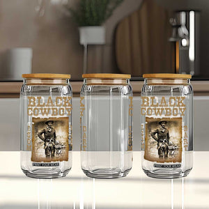 Isom Dart Glass Can Black Cowboy Western Legend Vintage TS02 Print Your Wear