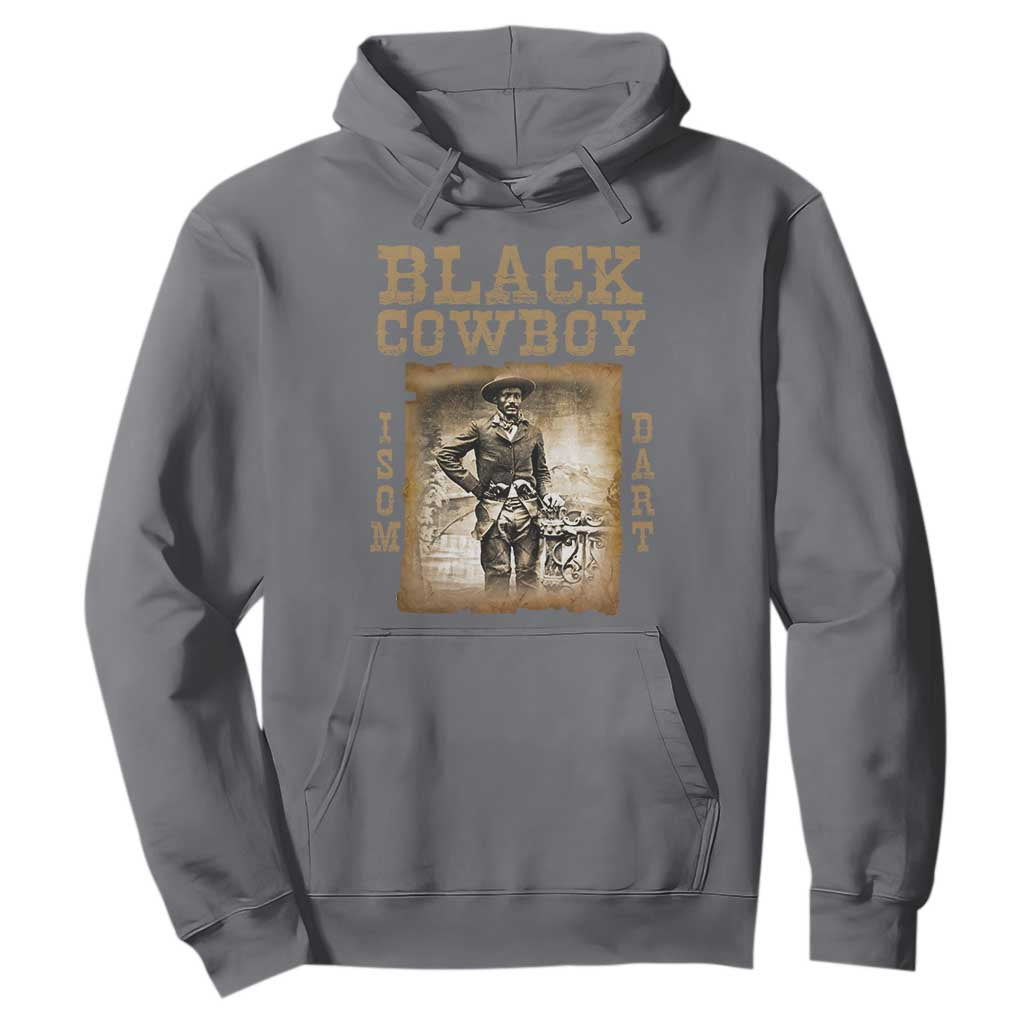 Isom Dart Hoodie Black Cowboy Western Legend Vintage TS02 Charcoal Print Your Wear
