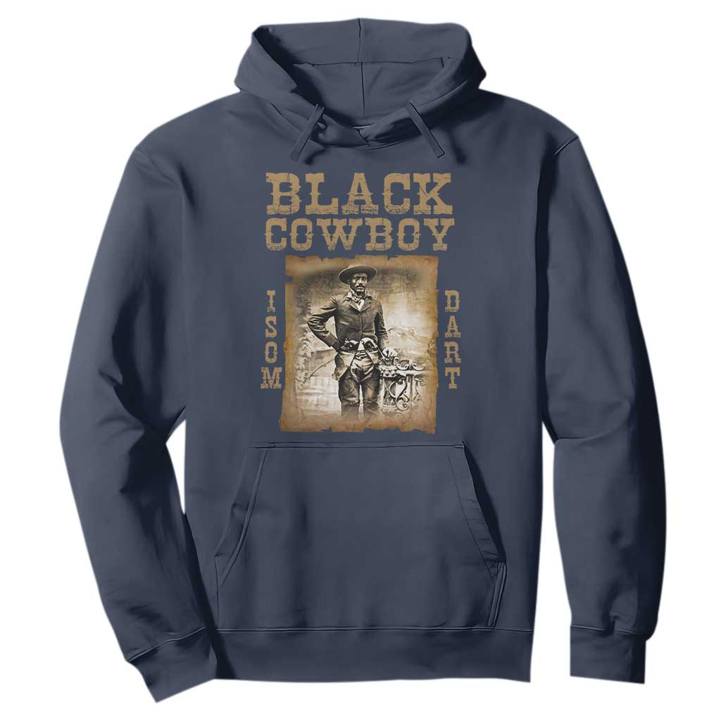 Isom Dart Hoodie Black Cowboy Western Legend Vintage TS02 Navy Print Your Wear