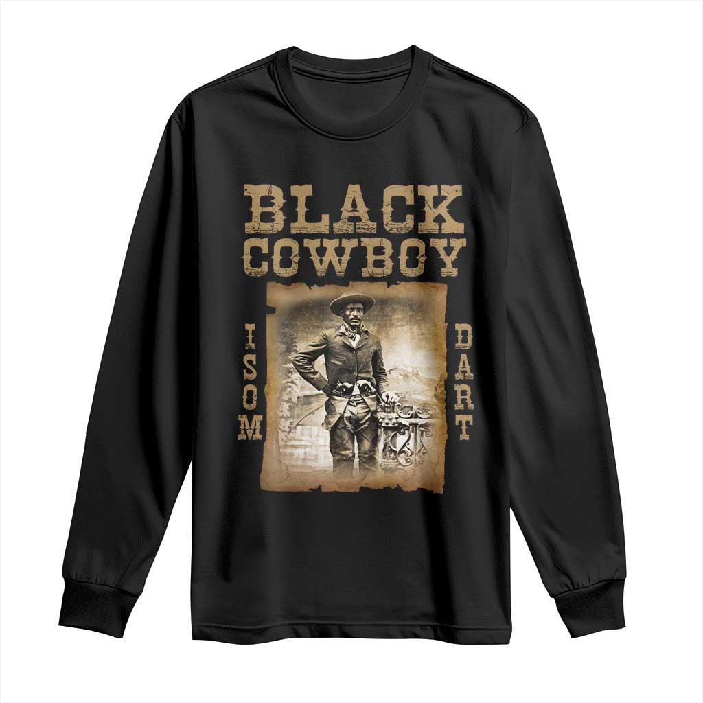 Isom Dart Long Sleeve Shirt Black Cowboy Western Legend Vintage TS02 Black Print Your Wear