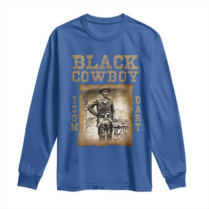 Isom Dart Long Sleeve Shirt Black Cowboy Western Legend Vintage TS02 Royal Blue Print Your Wear