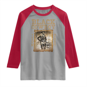 Isom Dart Raglan Shirt Black Cowboy Western Legend Vintage TS02 Sport Gray Red Print Your Wear