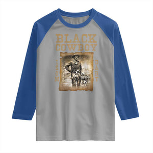 Isom Dart Raglan Shirt Black Cowboy Western Legend Vintage TS02 Sport Gray Royal Print Your Wear