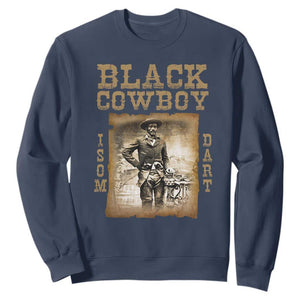 Isom Dart Sweatshirt Black Cowboy Western Legend Vintage TS02 Navy Print Your Wear