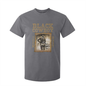 Isom Dart T Shirt For Kid Black Cowboy Western Legend Vintage TS02 Charcoal Print Your Wear