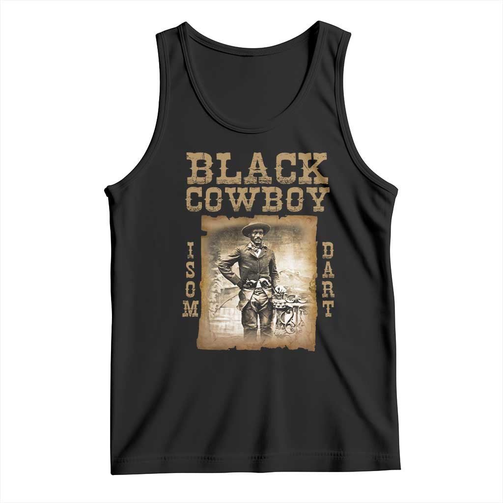 Isom Dart Tank Top Black Cowboy Western Legend Vintage TS02 Black Print Your Wear