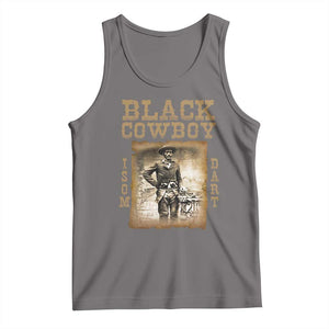 Isom Dart Tank Top Black Cowboy Western Legend Vintage TS02 Deep Heather Print Your Wear