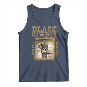 Isom Dart Tank Top Black Cowboy Western Legend Vintage TS02 Navy Print Your Wear