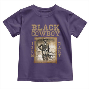 Isom Dart Toddler T Shirt Black Cowboy Western Legend Vintage TS02 Purple Print Your Wear