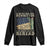 It Doesn't Need To Be Rewritten It Needs To Be Reread Long Sleeve Shirt We The People Vintage American Flag TS11 Black Print Your Wear