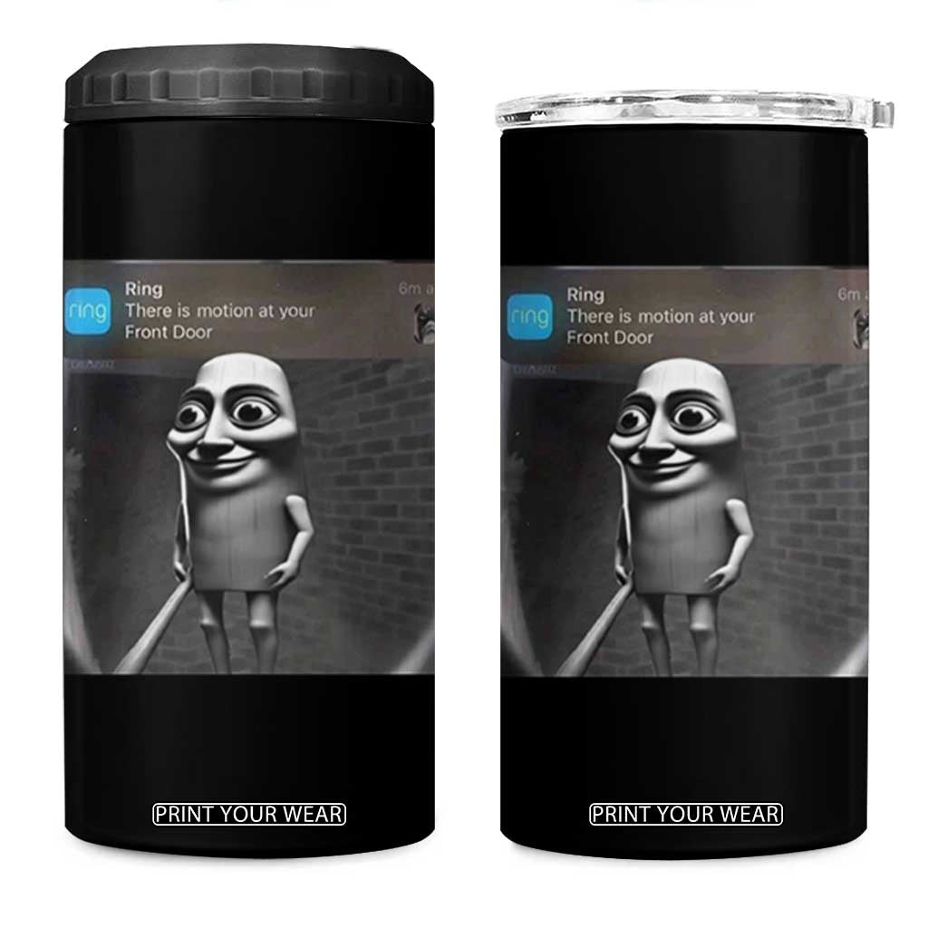 Italian Brainrot Tung Tung Tung Sahur 4 in 1 Can Cooler Tumbler Internet Memes Ring with Motion TS10 One Size: 16 oz Black Print Your Wear