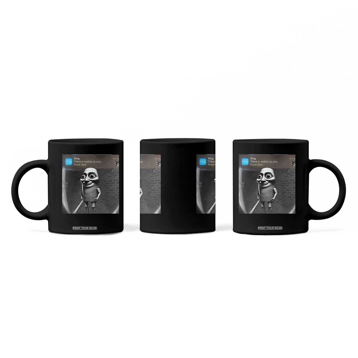 Italian Brainrot Tung Tung Tung Sahur Coffee Mug Internet Memes Ring with Motion TS10 Print Your Wear