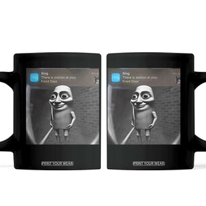 Italian Brainrot Tung Tung Tung Sahur Coffee Mug Internet Memes Ring with Motion TS10 Black Print Your Wear