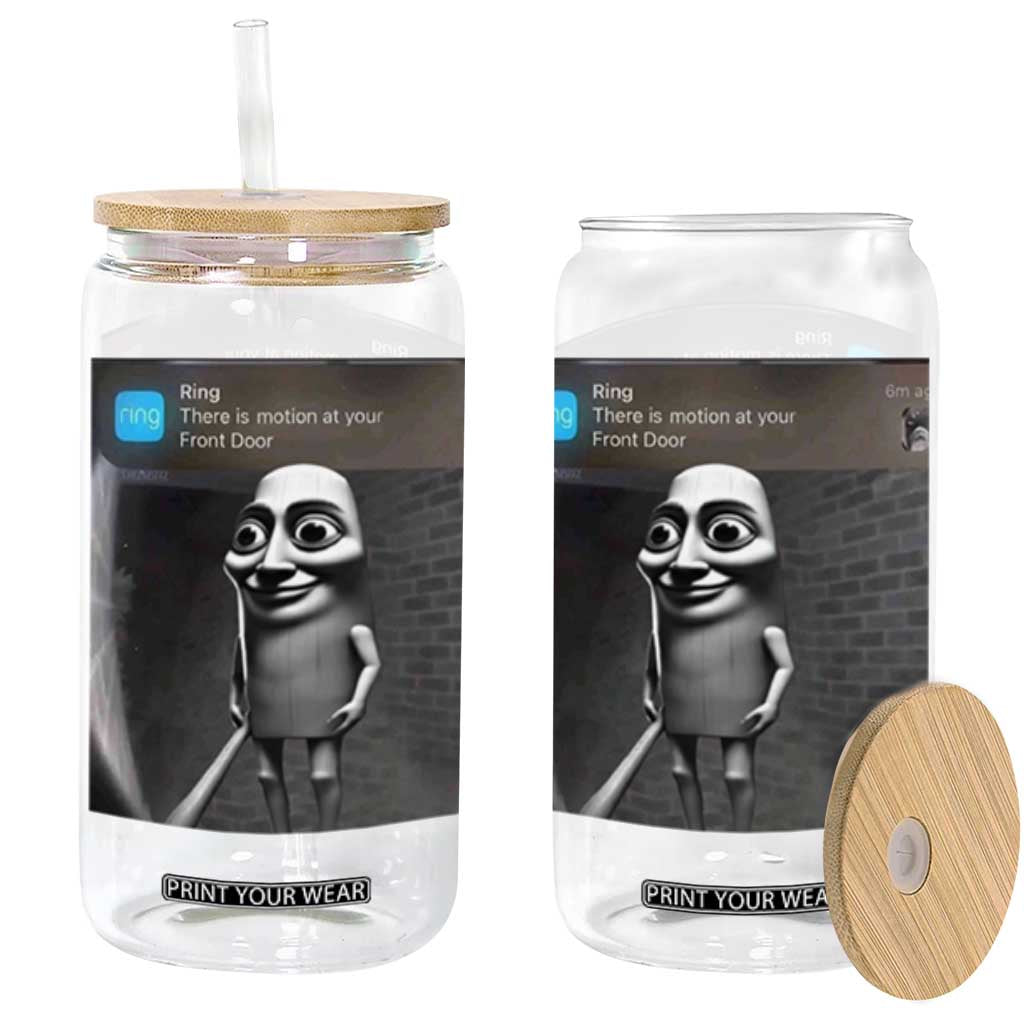 Italian Brainrot Tung Tung Tung Sahur Glass Can Internet Memes Ring with Motion TS10 Black Print Your Wear