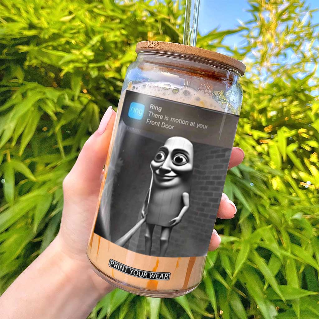 Italian Brainrot Tung Tung Tung Sahur Glass Can Internet Memes Ring with Motion TS10 Print Your Wear