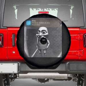 Italian Brainrot Tung Tung Tung Sahur Spare Tire Cover Internet Memes Ring with Motion TS10 Black Print Your Wear