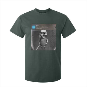 Italian Brainrot Tung Tung Tung Sahur T Shirt For Kid Internet Memes Ring with Motion TS10 Dark Forest Green Print Your Wear