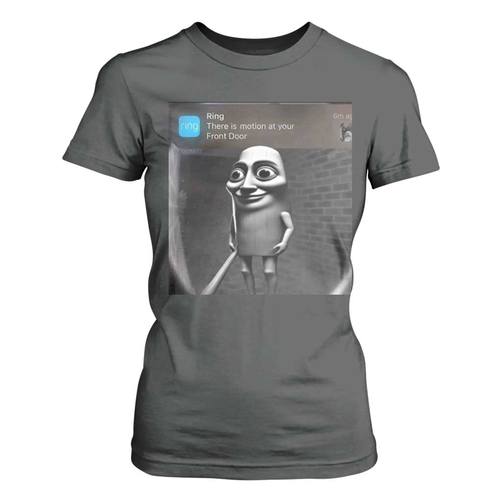 Italian Brainrot Tung Tung Tung Sahur T Shirt For Women Internet Memes Ring with Motion TS10 Dark Heather Print Your Wear