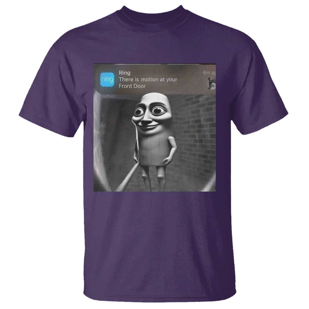 Italian Brainrot Tung Tung Tung Sahur T Shirt Internet Memes Ring with Motion TS10 Purple Print Your Wear