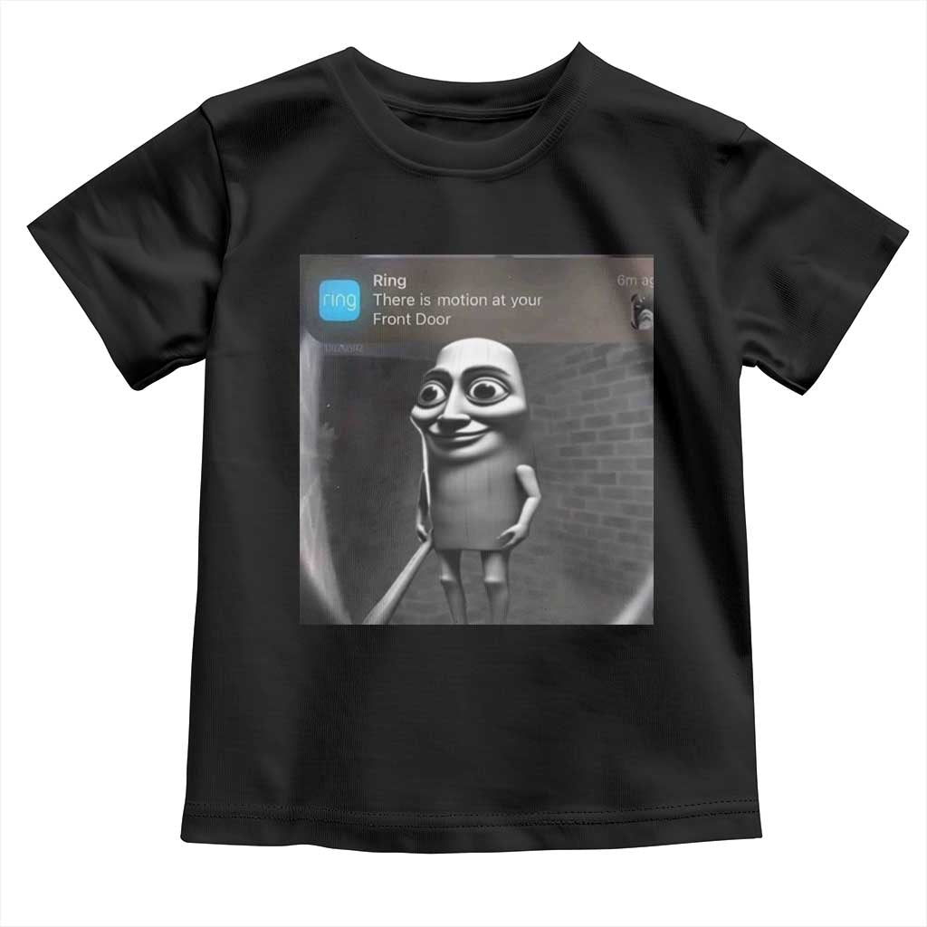 Italian Brainrot Tung Tung Tung Sahur Toddler T Shirt Internet Memes Ring with Motion TS10 Black Print Your Wear