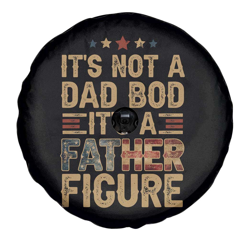 It's Not A Dad Bod It's A Father Figure Spare Tire Cover Funny Retro Vintage American Flag TS10 Print Your Wear