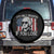 Its Only Treason If You Lose 4th Of July Spare Tire Cover George Washington American Flag TS10 No hole Black Print Your Wear