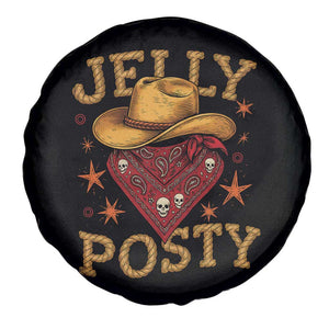 Jelly Posty Cowboy Bandana Spare Tire Cover Funny Country Western Rodeo TS02 Print Your Wear