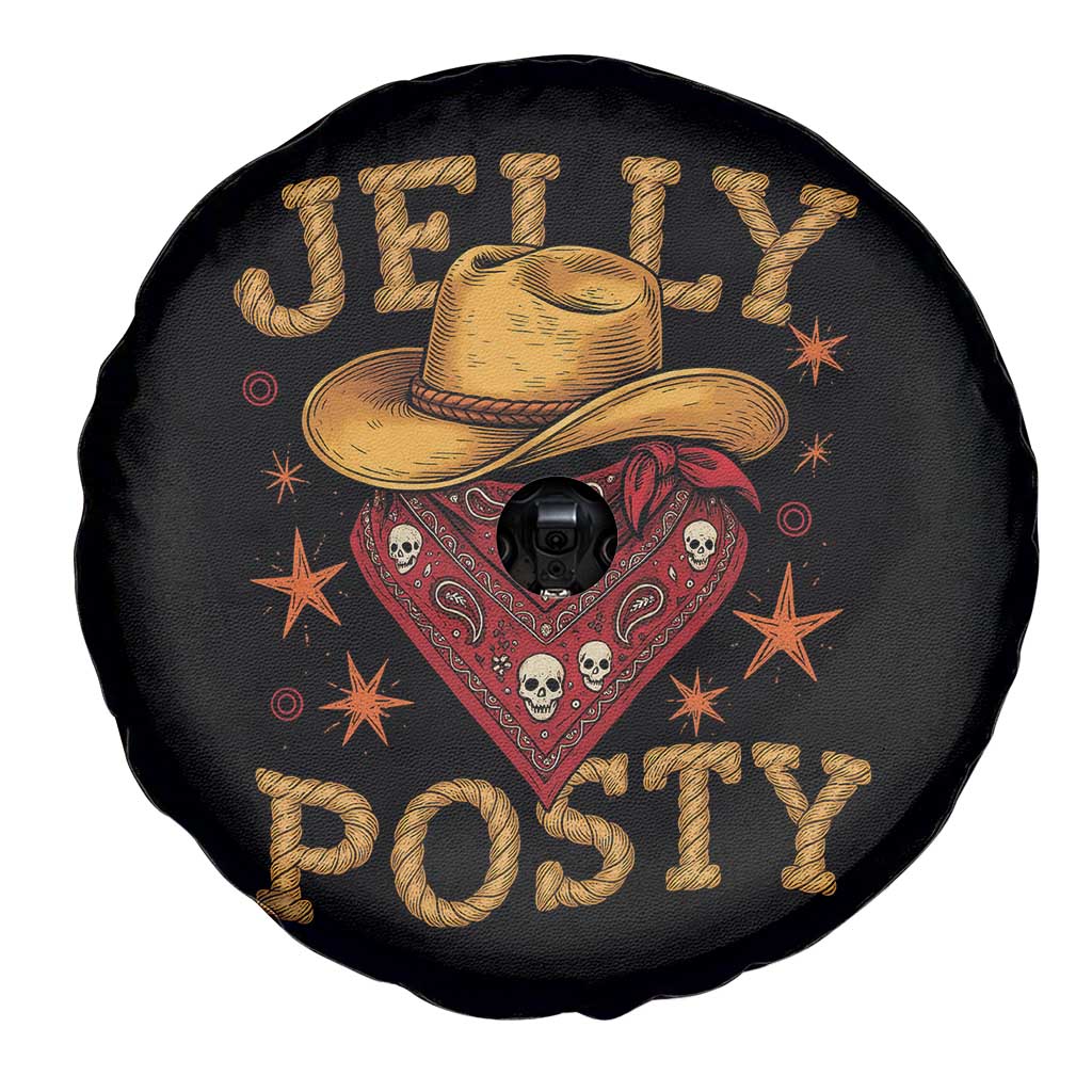 Jelly Posty Cowboy Bandana Spare Tire Cover Funny Country Western Rodeo TS02 Print Your Wear