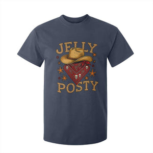 Jelly Posty Cowboy Bandana T Shirt For Kid Funny Country Western Rodeo TS02 Navy Print Your Wear