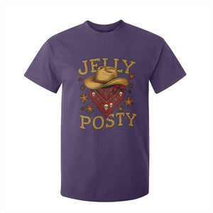 Jelly Posty Cowboy Bandana T Shirt For Kid Funny Country Western Rodeo TS02 Purple Print Your Wear