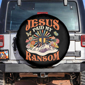 Jesus Paid My Ransom Spare Tire Cover Jesus Christian Faith Good Friday Bible Verse TS11 No hole Black Print Your Wear