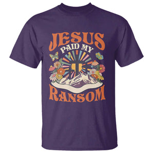 Jesus Paid My Ransom T Shirt Jesus Christian Faith Good Friday Bible Verse TS11 Purple Print Your Wear