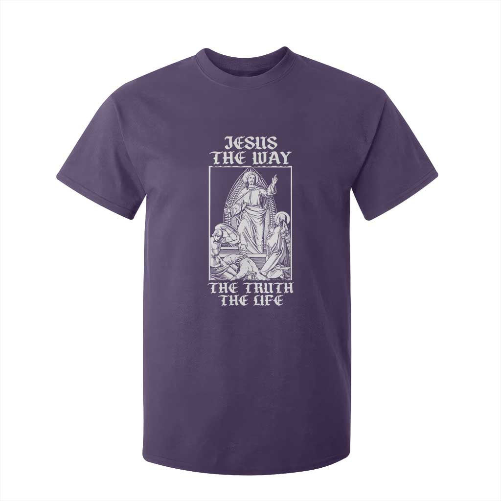 Jesus The Way The Truth The Life T Shirt For Kid Religious Christian Faith TS02 Purple Print Your Wear
