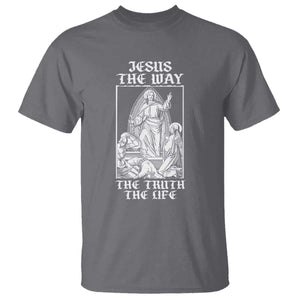 Jesus The Way The Truth The Life T Shirt Religious Christian Faith TS02 Charcoal Print Your Wear