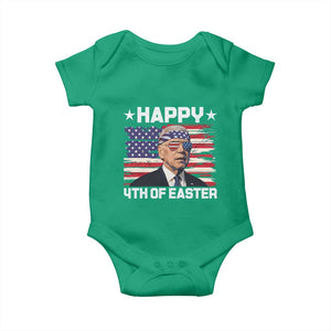 Joe Biden Happy Easter For Funny 4th Of July Baby Onesie USA American Flag TS10 Irish Green Print Your Wear